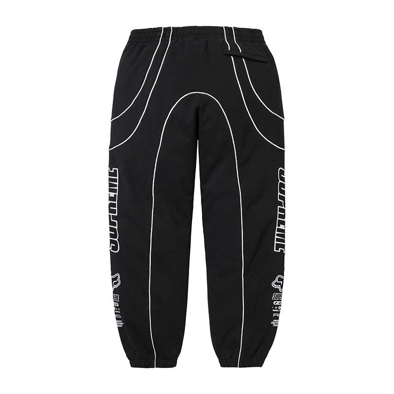 Supreme x Fox Racing Sweatpant 黑色 長褲 FW25P58-BK [台灣現貨]