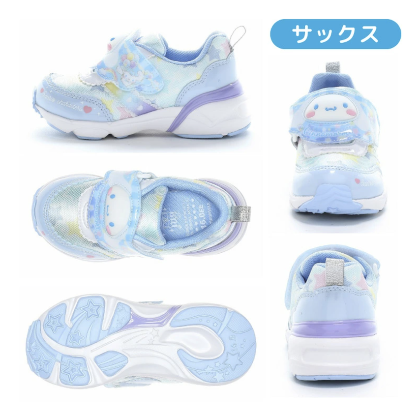 日本 2026 春新作 Moonstar LED 兒童波鞋 - Cinnamoroll