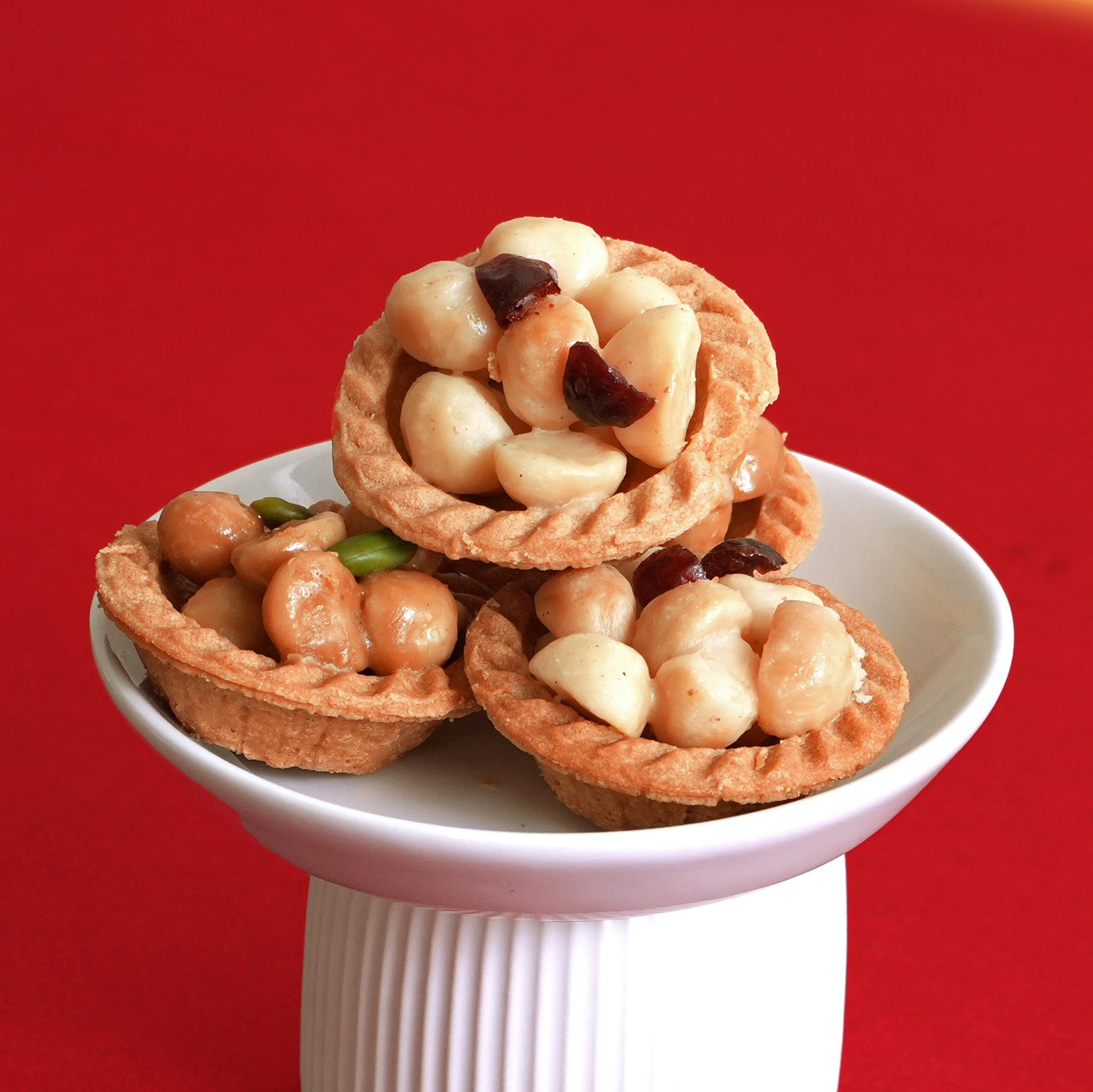 萬事安康禮盒（18入）【綜合蛋捲/2026春節禮盒/過年/開心果/堅果塔】