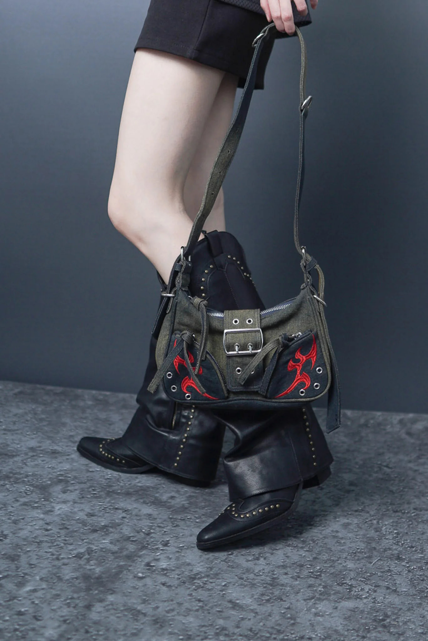 WBI 24SS Thorn Denim Shoulder Bag 單肩包 牛仔