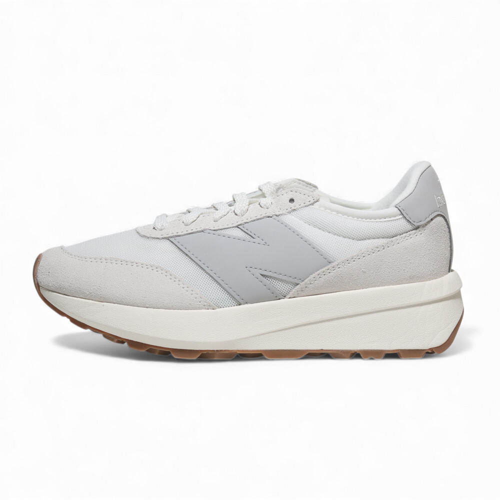 NEW BALANCE 休閒鞋 NB 370 灰白色 麂皮拼接 復古鞋 男女 U370SF