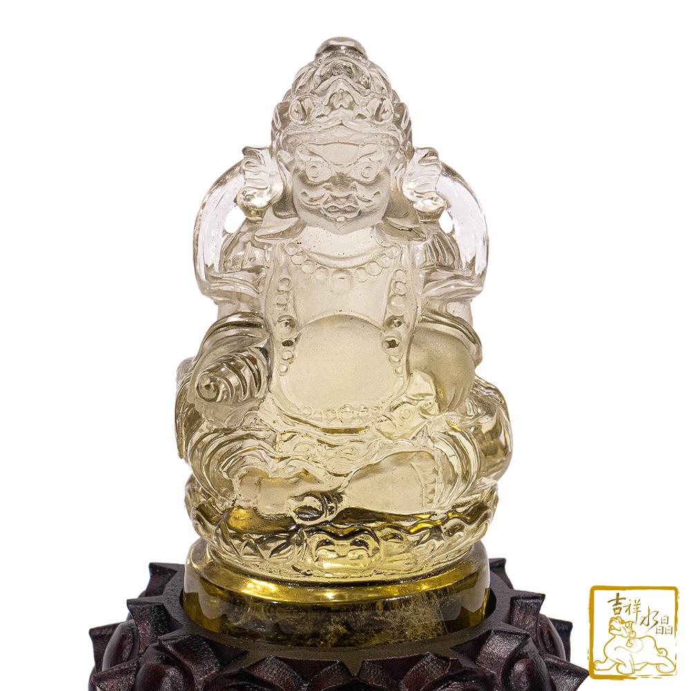 黃水晶黃財神 292g 財源廣進