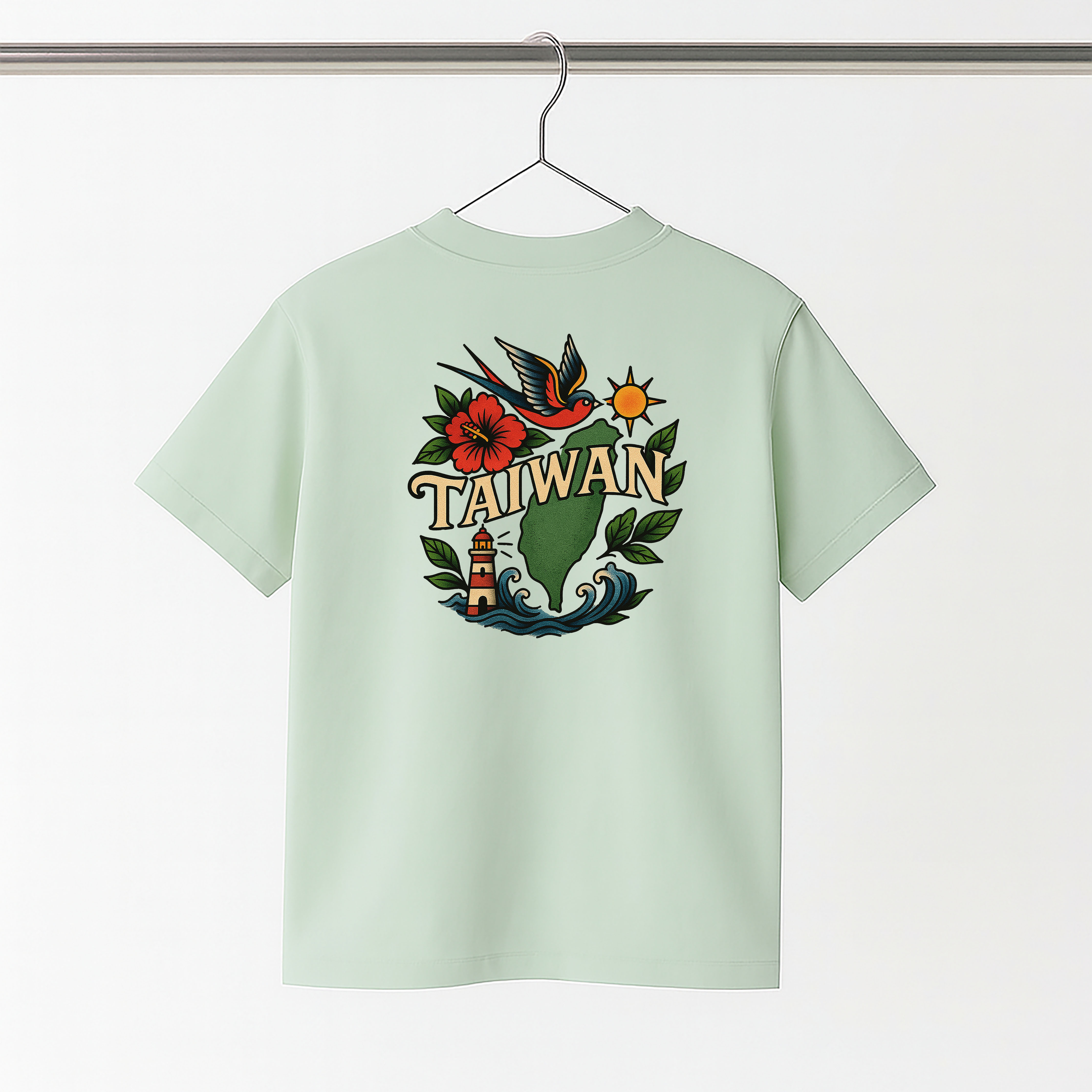 BDK.製造 - 老美式刺青TAIWAN - 短T〈BDK2514〉