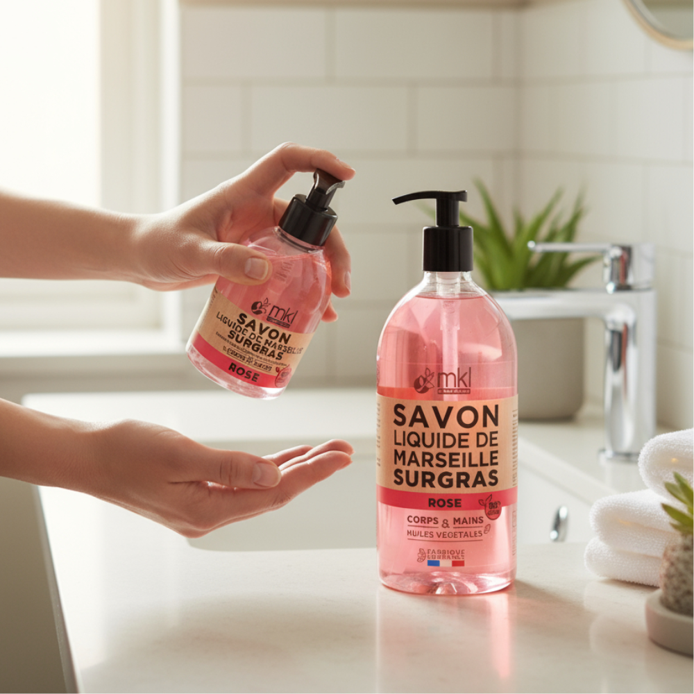 大馬士革玫瑰 柔嫩液體馬賽皂
