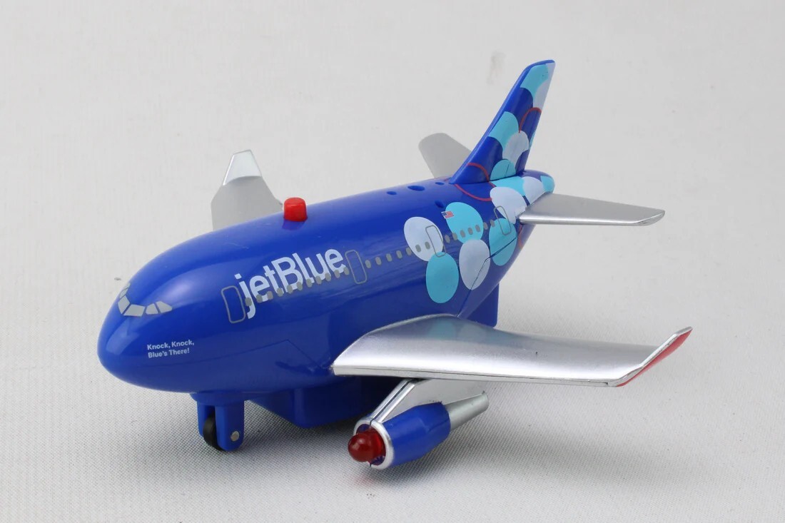 捷藍航空聲光迴力飛機玩具