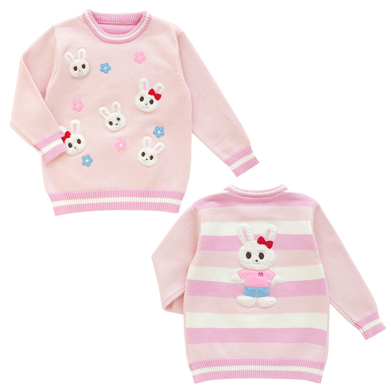 𝐌𝐢𝐤𝐢 𝐇𝐨𝐮𝐬𝐞 花朵小兔雙面針織毛衣