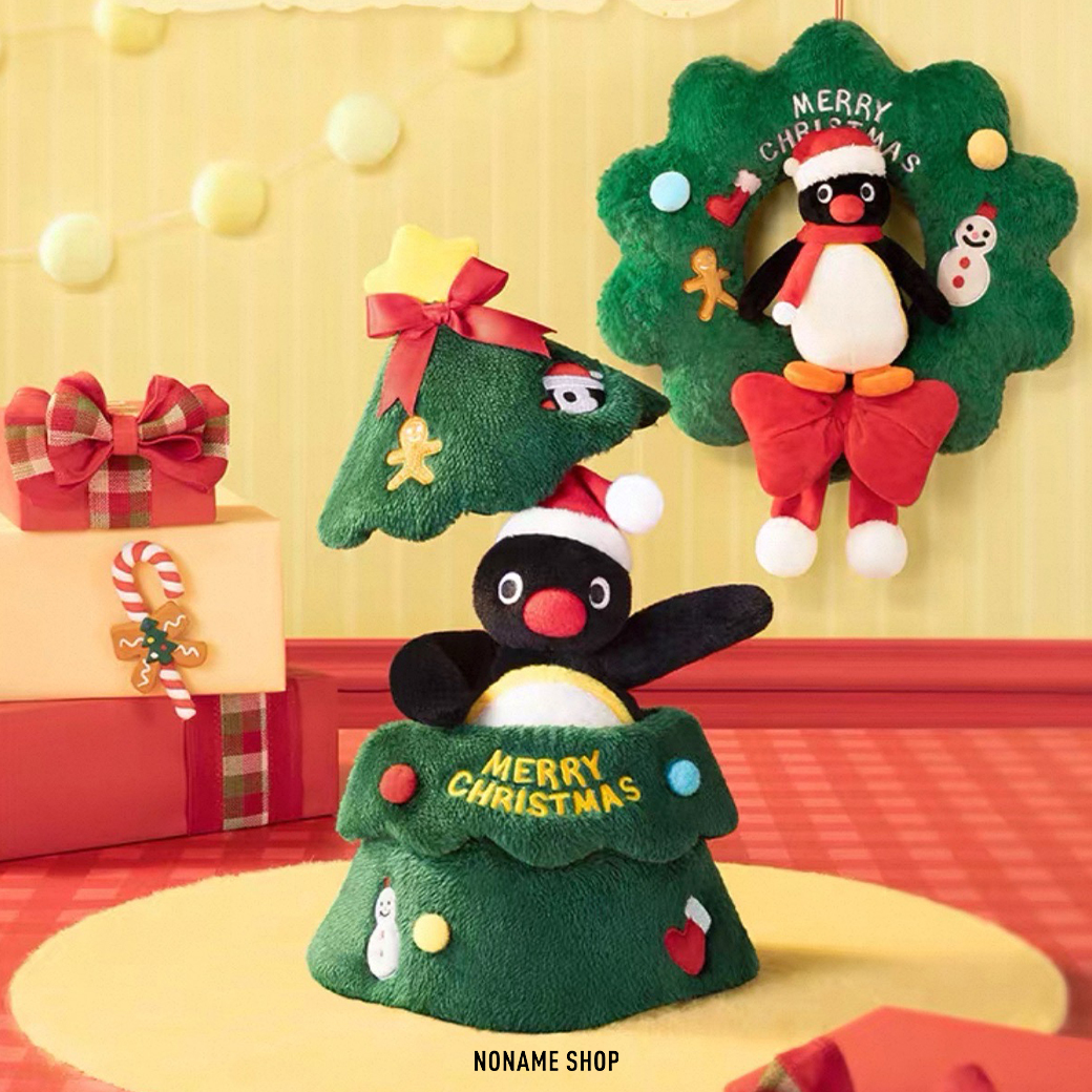 PINGU 企鵝家族 聖誕限定 聖誕樹 聖誕花環 裝飾 送禮
