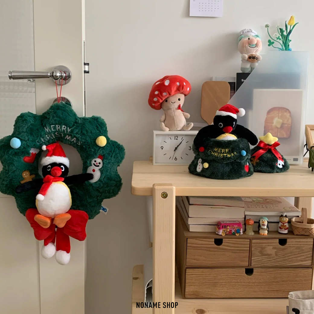 PINGU 企鵝家族 聖誕限定 聖誕樹 聖誕花環 裝飾 送禮