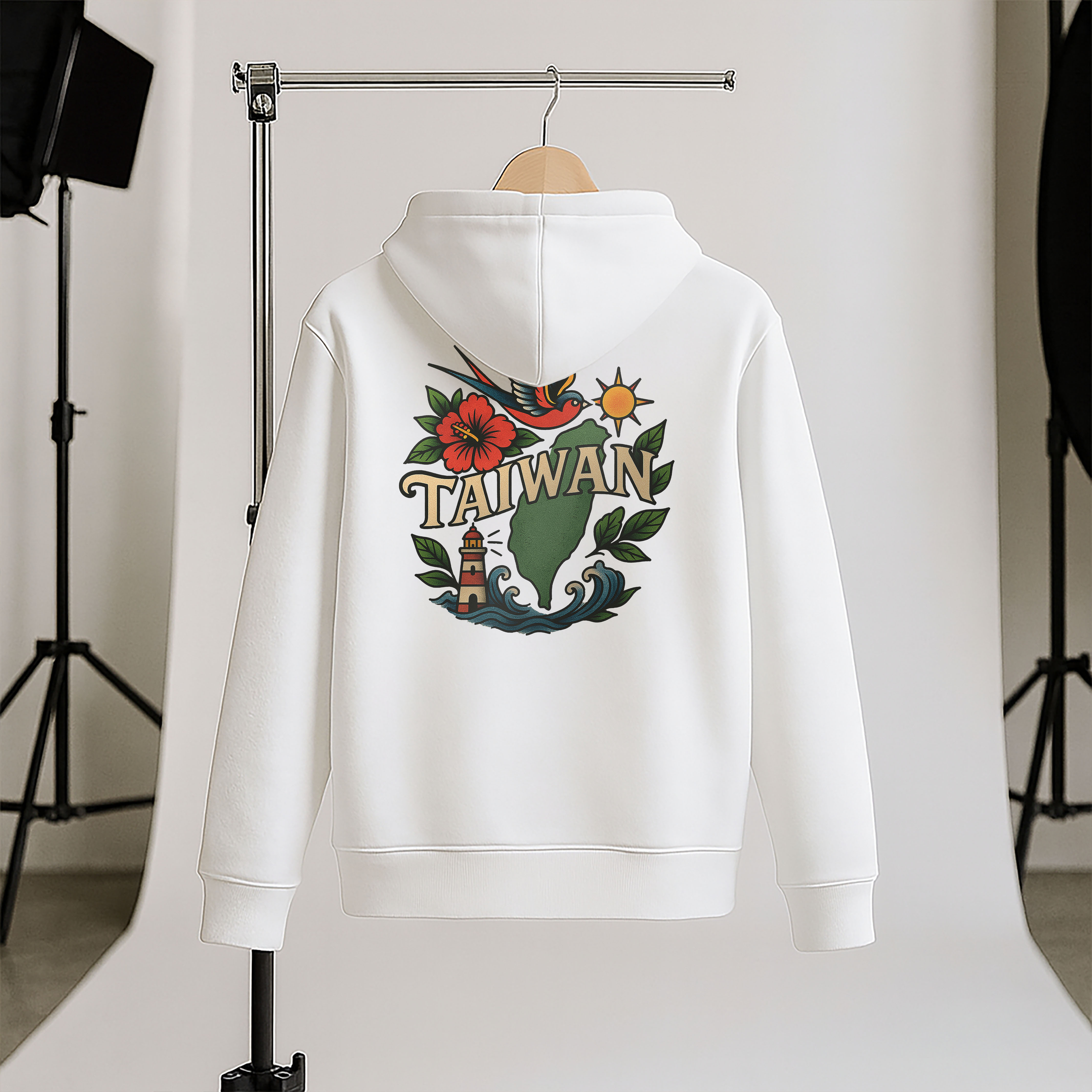 BDK.製造 - 老美式刺青TAIWAN - 帽T〈BDK2515〉