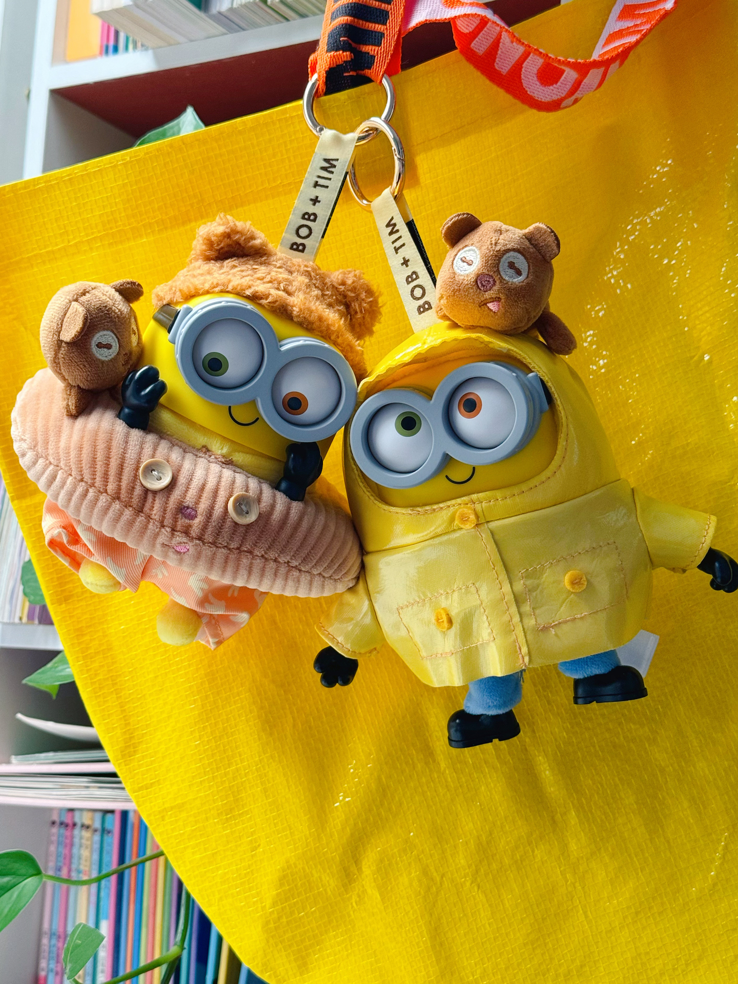 代購-BOB & TIM 小小兵 好朋友在一起 毛絨掛件 單個盲盒/一中盒（六隻一組，不重複）