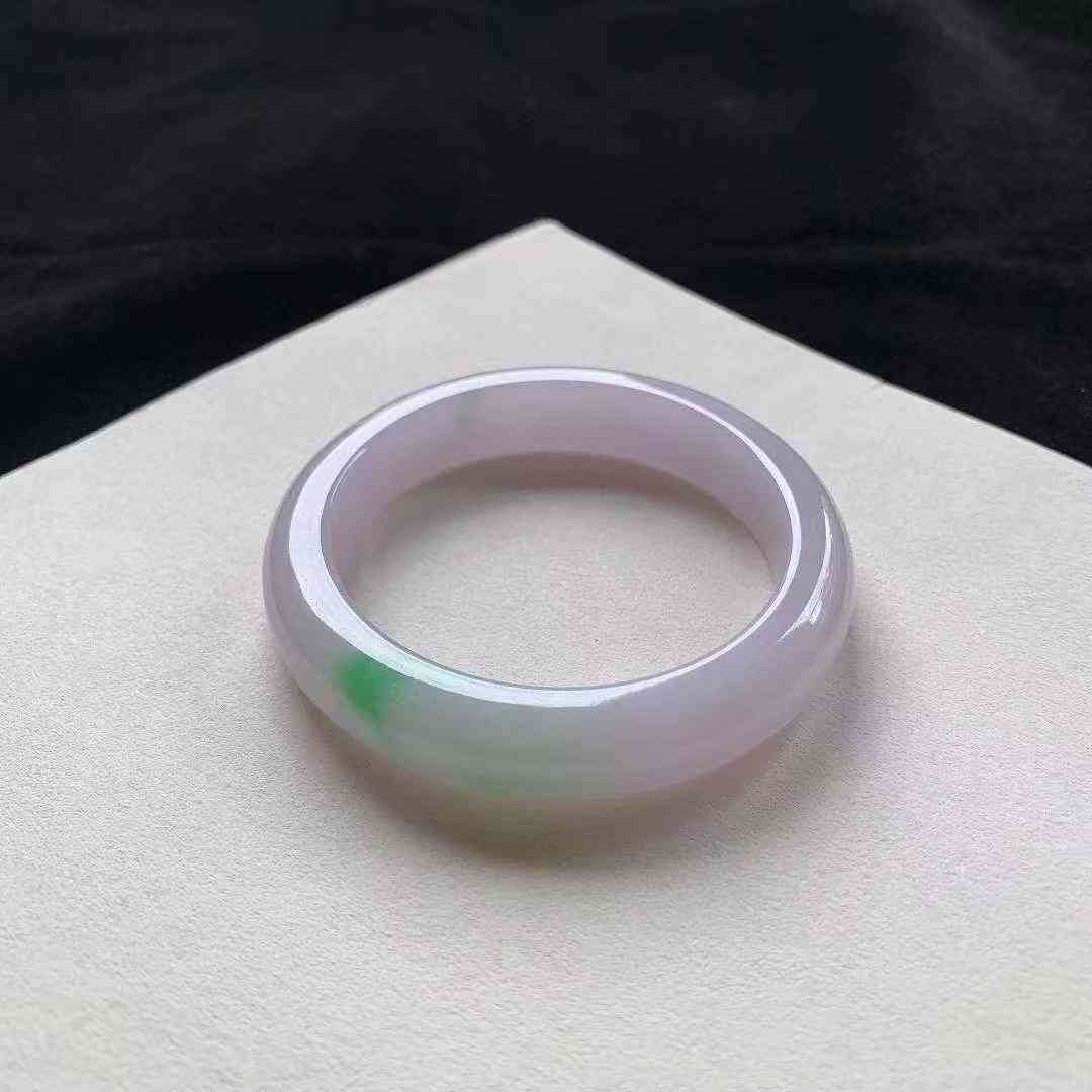 1152342 54.5mm翡翠冰春彩正圈手鐲 (54-56)