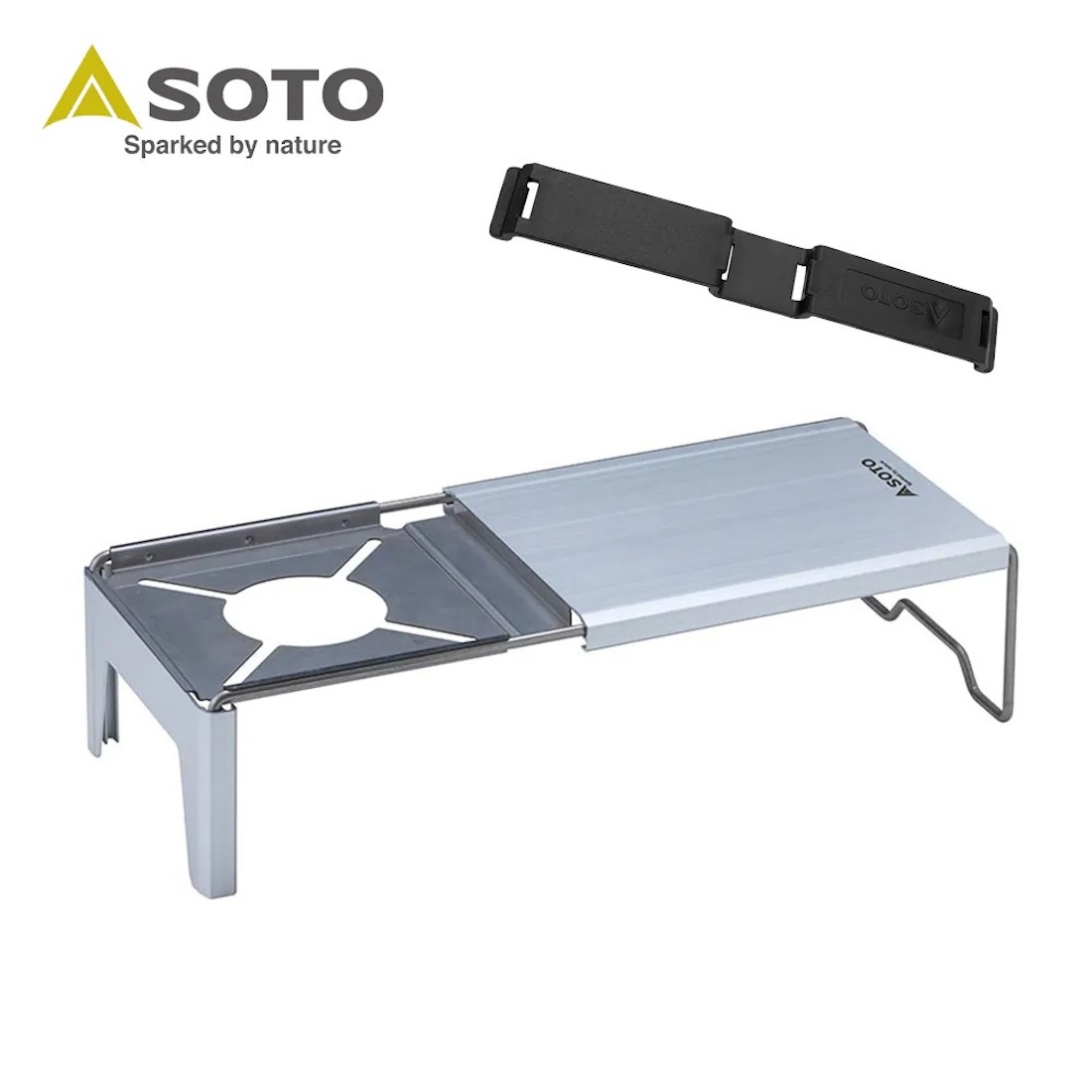 【日本SOTO】蜘蛛爐專用摺疊桌組(附束帶) ST-3401 GC12