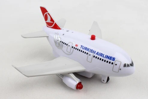 土耳其航空聲光迴力飛機玩具