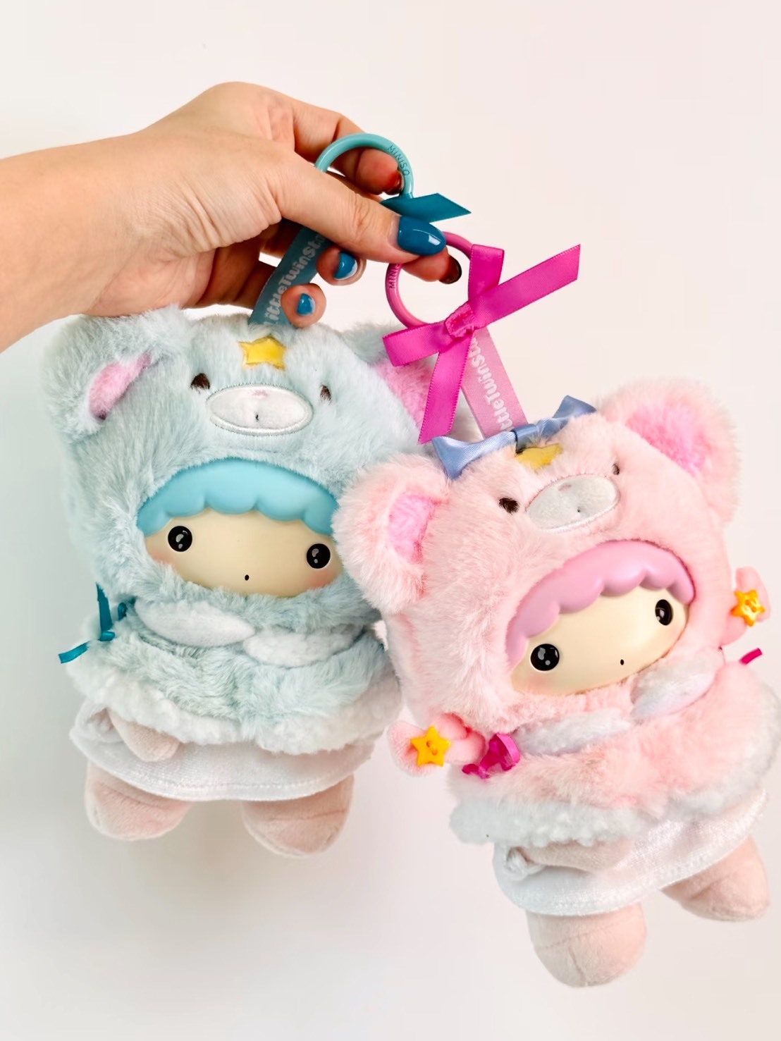 三麗鷗 小斗篷系列 搪膠 毛絨 掛件