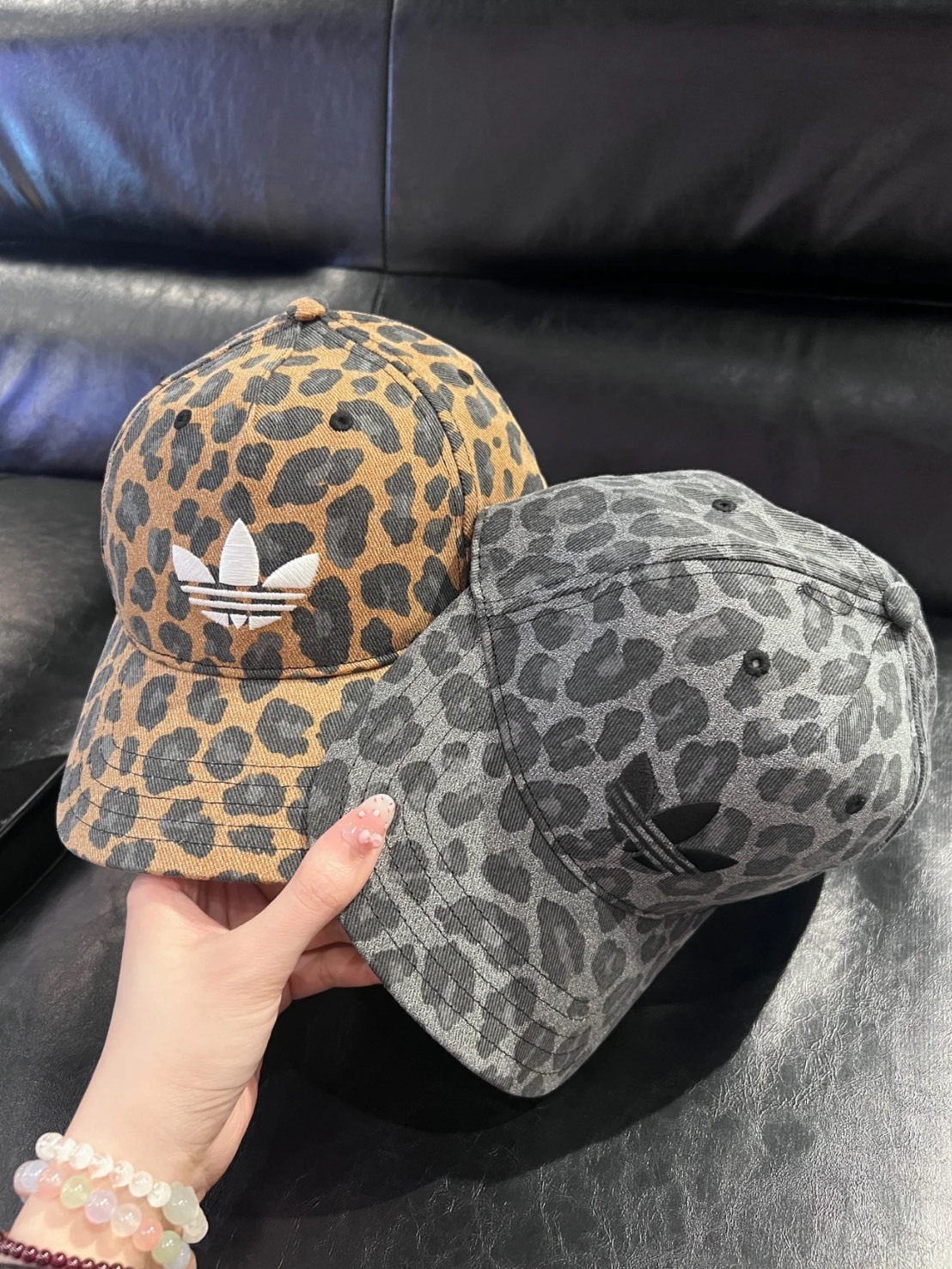 ADIDAS 豹紋系列 單品 棒球帽 手提包