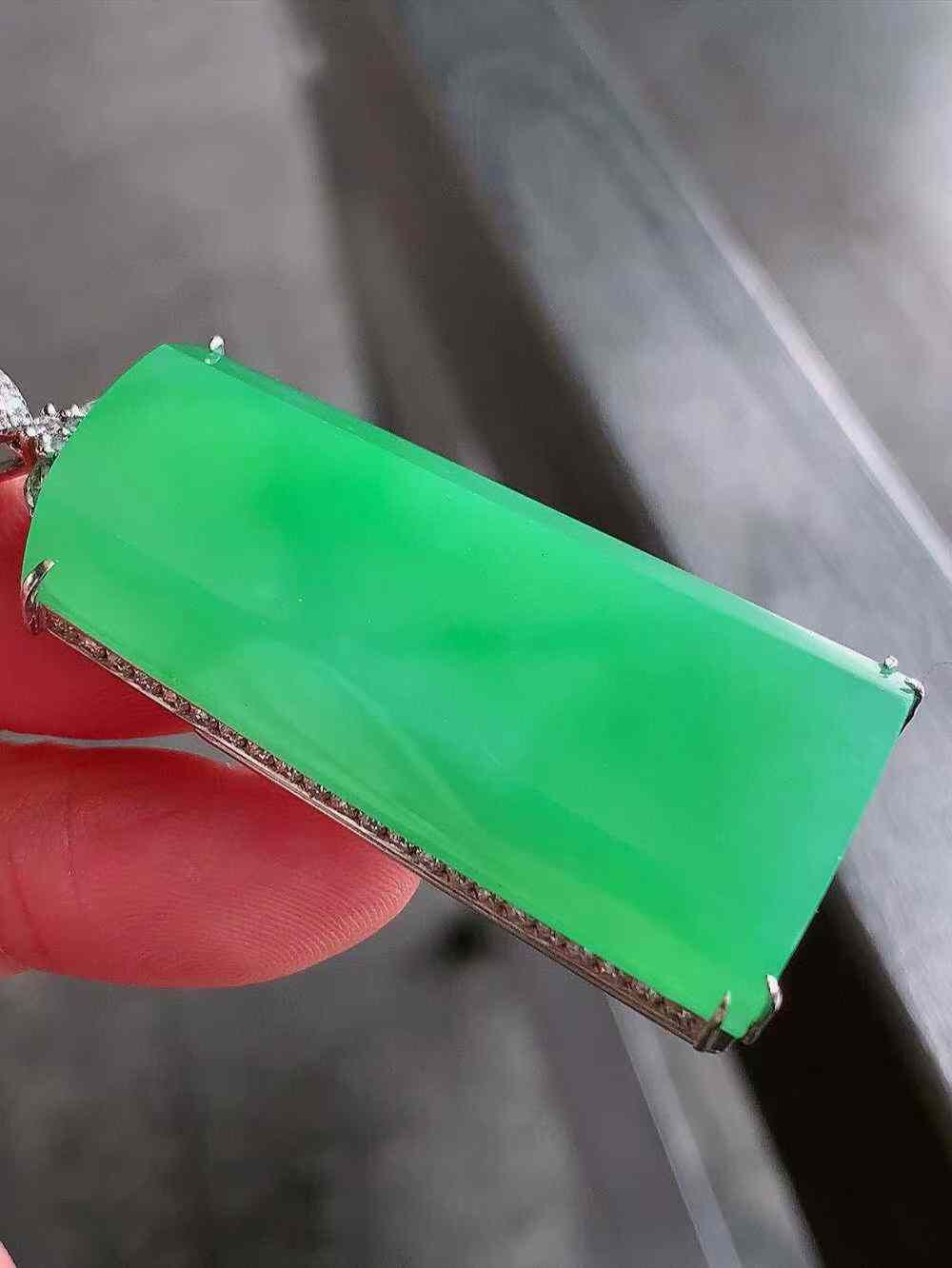 1155361 翡翠正陽綠無事牌