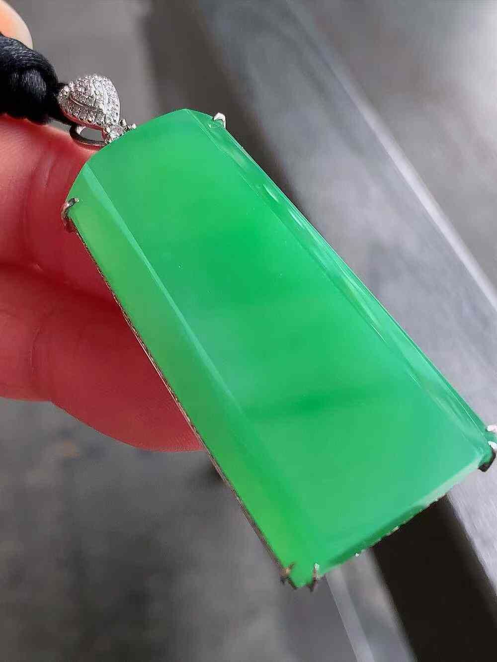 翡翠正陽綠無事牌,天然翡翠A玉, 緬甸玉, Jade, Jadeite