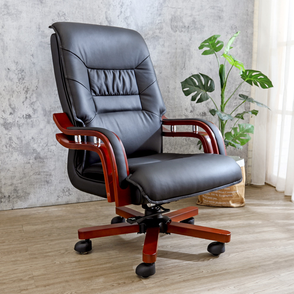 喬格半牛皮主管辦公椅