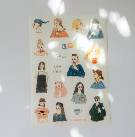 甜蜜生活．地球旅程有你真好 和紙貼紙