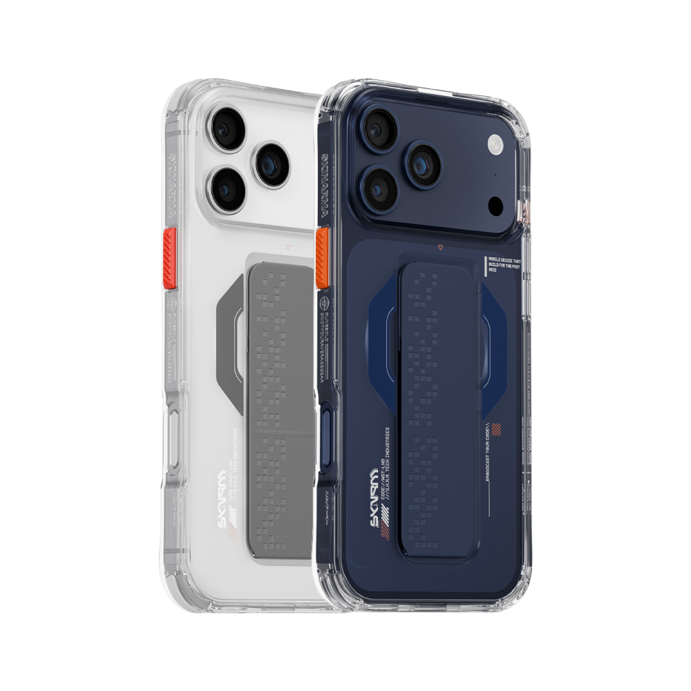 Skinarma Haxa 黑色巨牆磁吸支架防摔手機殼 for iPhone 17