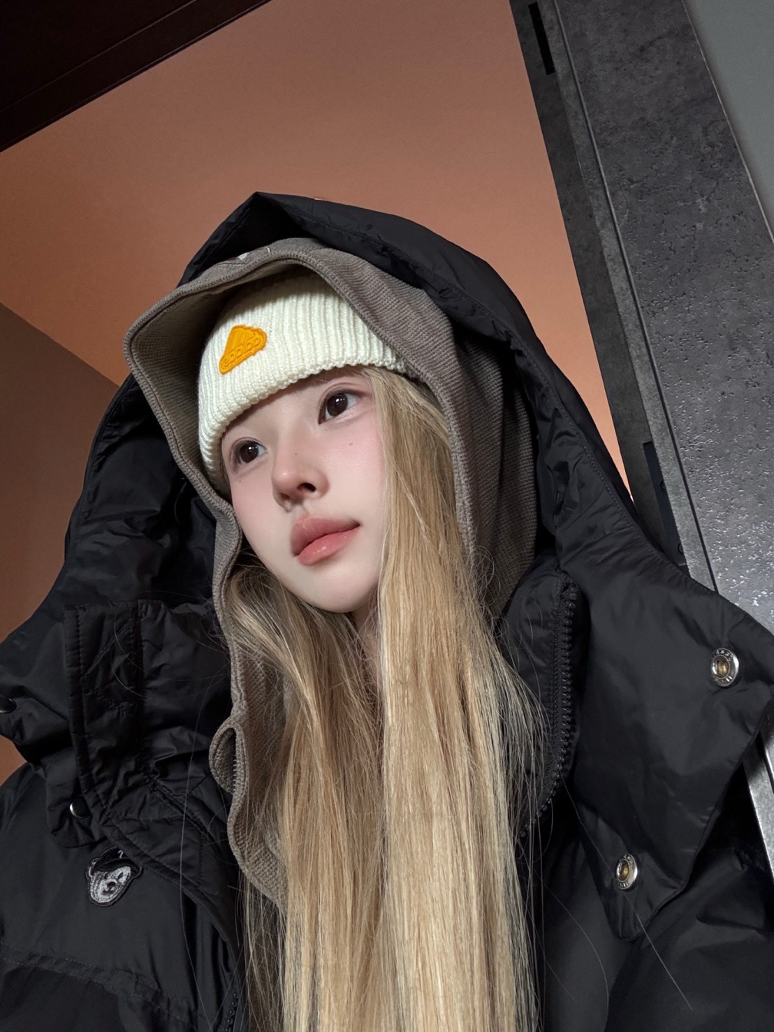 ADIDAS 小標 針織 毛帽