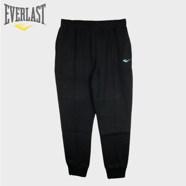 EVERLAST 長褲 黑色 內刷毛 休閒 棉長褲 女 4152150120