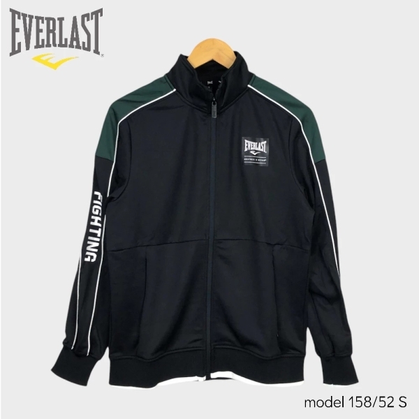 EVERLAST 外套 黑綠 FIGHTING 立領外套 中性 4155110120