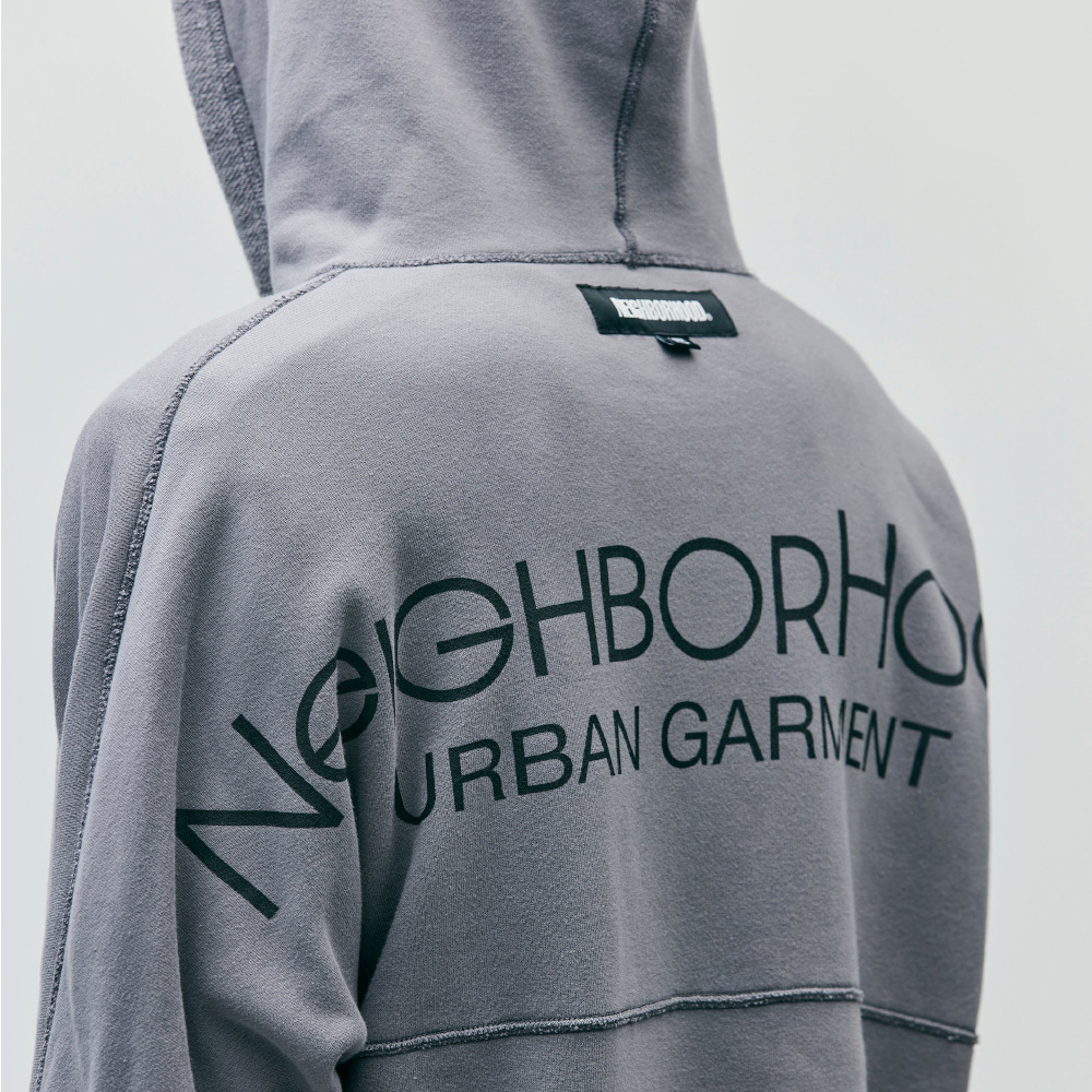 Neighborhood Reversible Sweat Hoodie 黑色 雙面帽Tee 252UWNH-CSM08