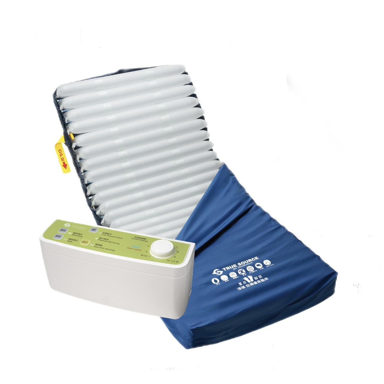 TS-20U 數位旋鈕型 4.5吋25管PU三管氣墊床 機能床罩