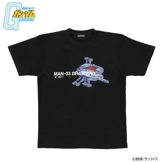 241005 Pbandai 預訂 2026/1月 機動戦士ガンダム ブラウ・ブロ フルカラーTシャツ ブラック