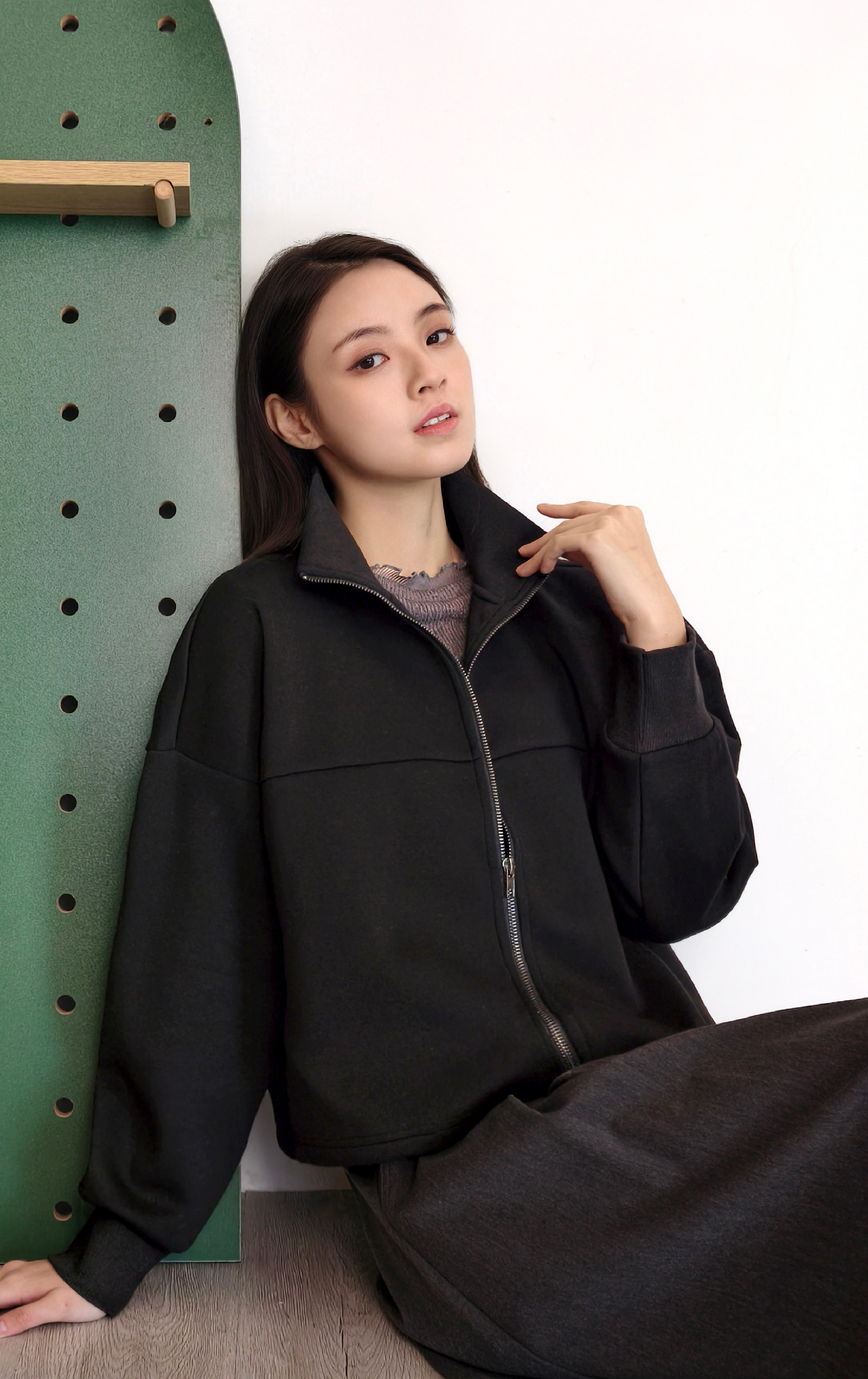 鈕扣條紋上衣 LT0325