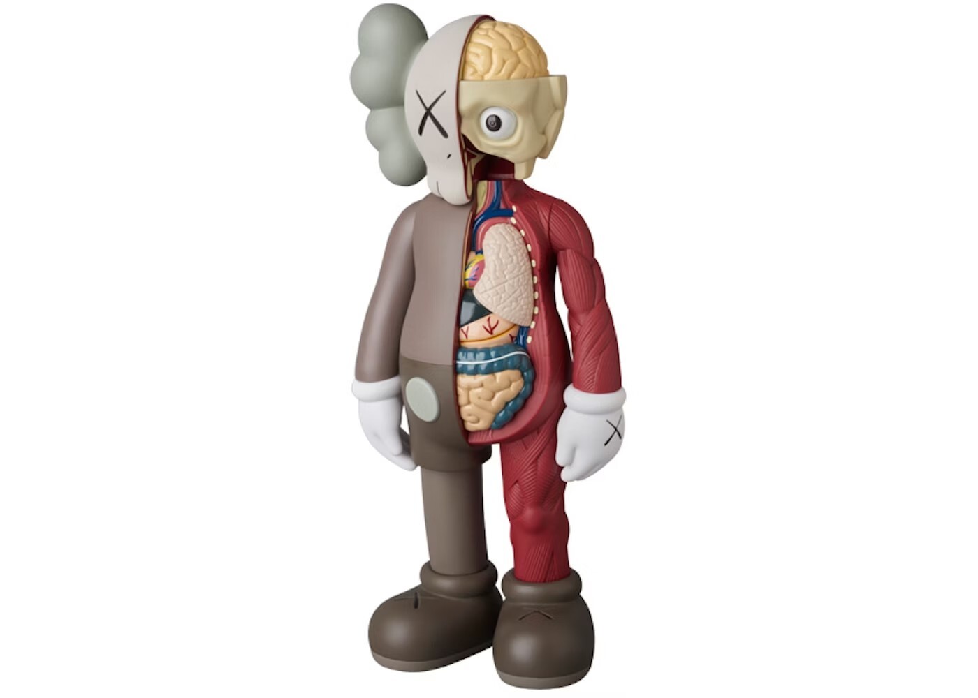限量現貨 KAWS Companion Flayed Open Edition Vinyl Figure Brown