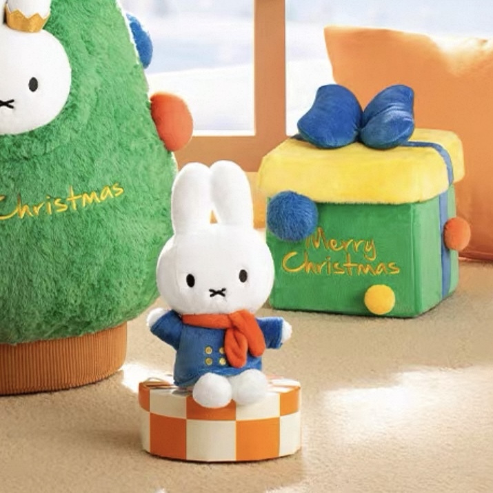 MIFFY 米菲兔 禮物盒 毛絨公仔 聖誕禮物 創意 療癒 馬克圖布