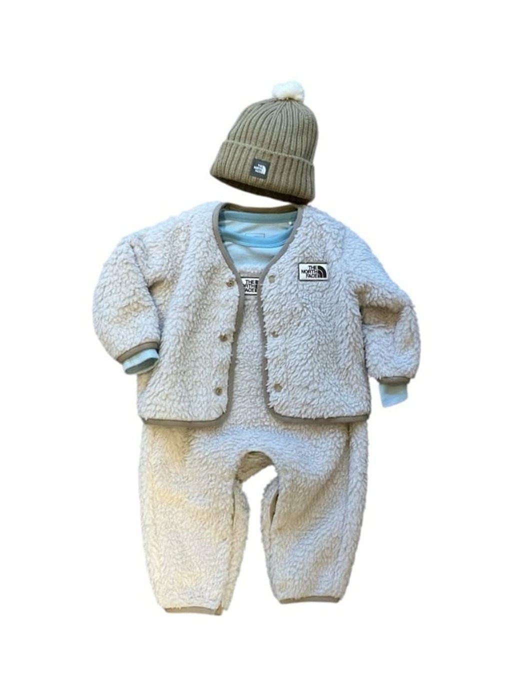 預購┃日本製 嬰兒款 THE NORTH FACE KID'S POM POM CAPUCCHIO 球球 毛帽