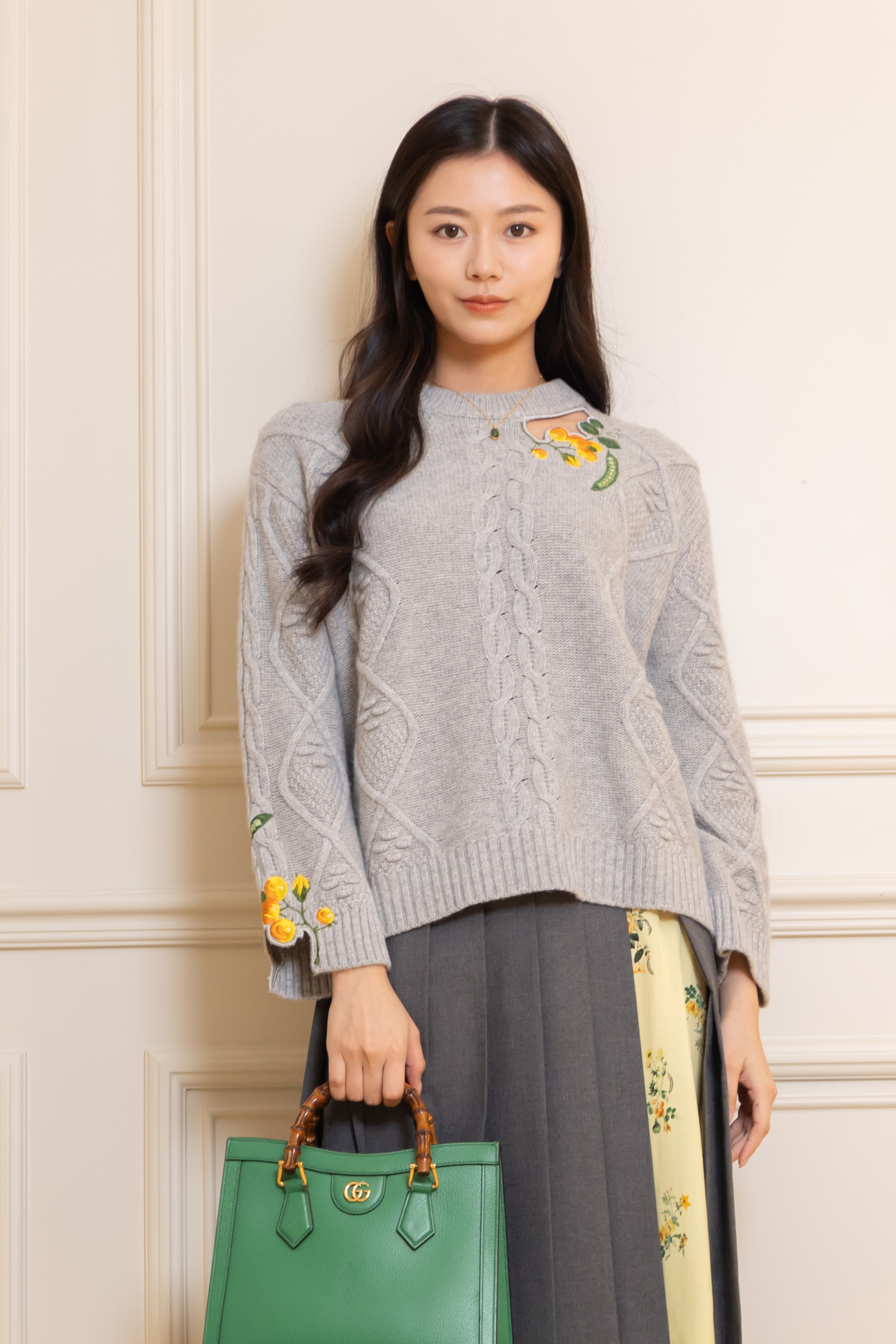 VIVETTA 刺繡織紋毛衣