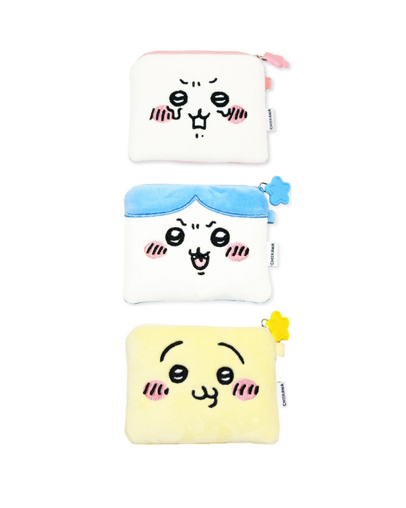 Chiikawa 絨毛拉鏈袋 (Chiikawa/小八/Usagi 兔兔)