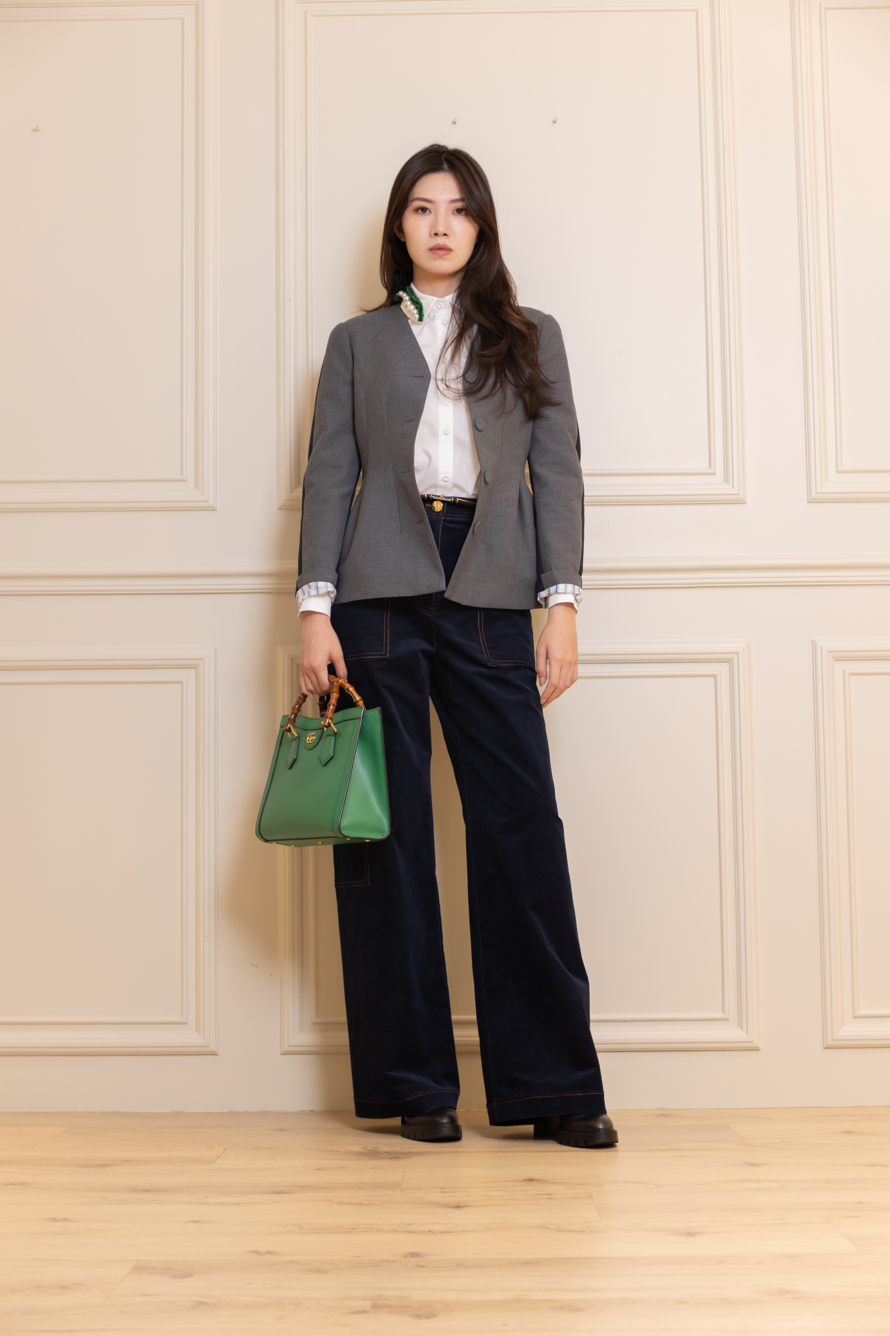 VIVETTA 雙色科技羊毛西裝外套