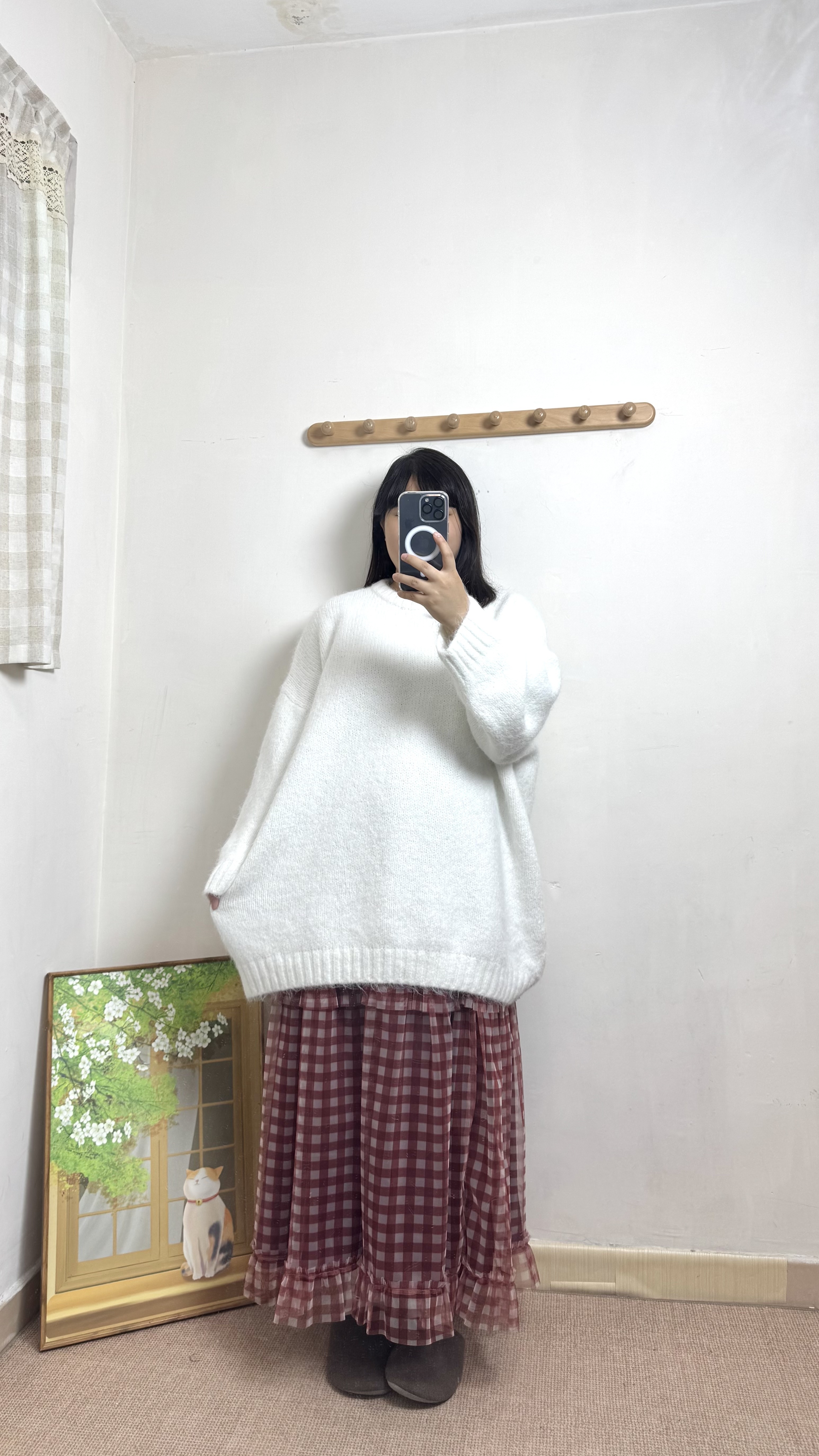 五色入！Oversize 日系圓領厚冷衫