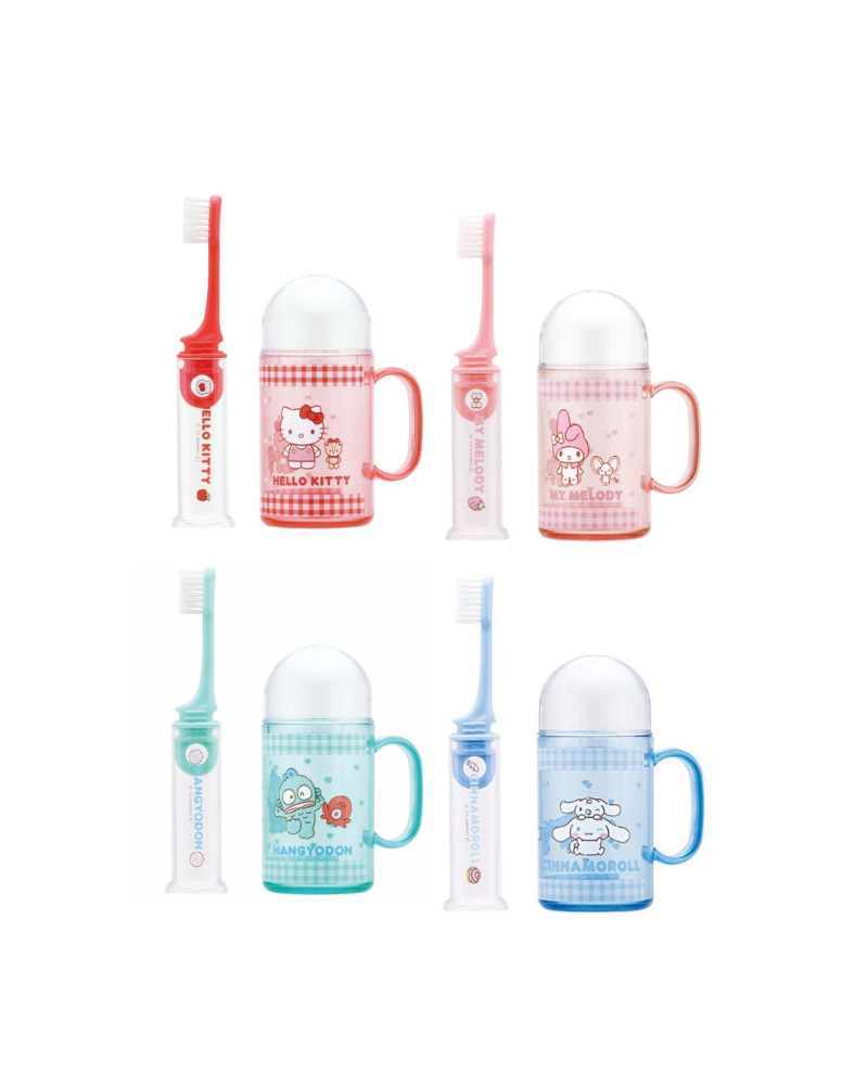 Skater 兒童牙刷連杯套裝(Hello Kitty/水怪/My Melody/玉桂狗)