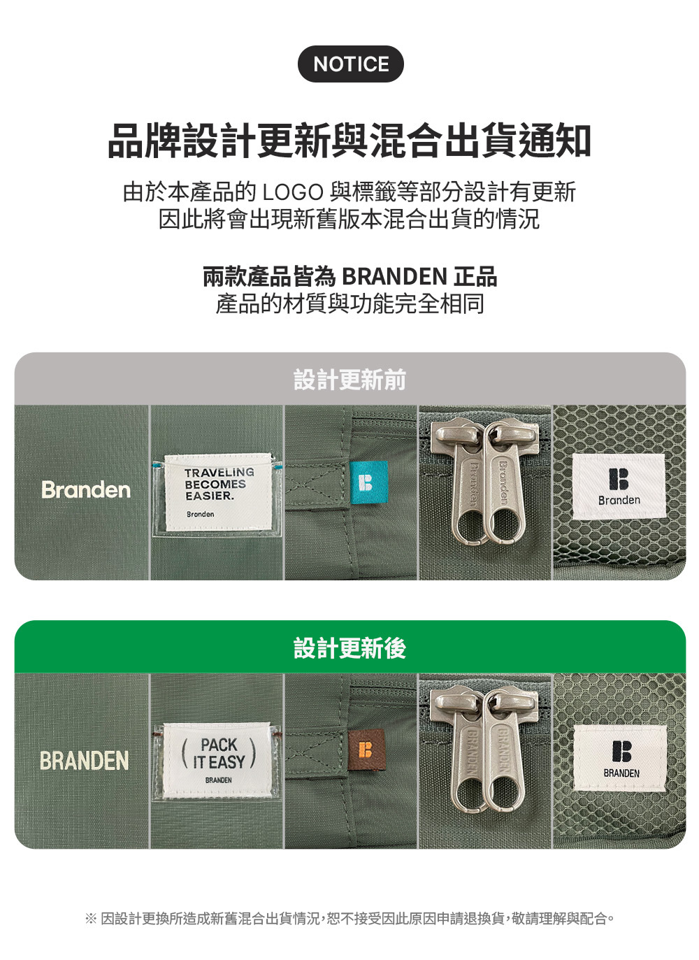BRANDEN logo更新公告