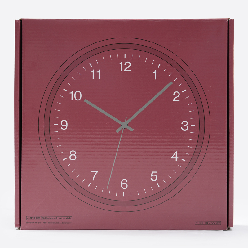 SP 電池式掛鐘/紅