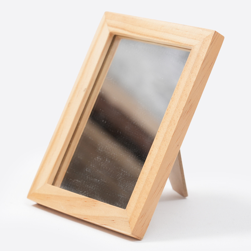 SP 木製鏡子/12×14.8cm