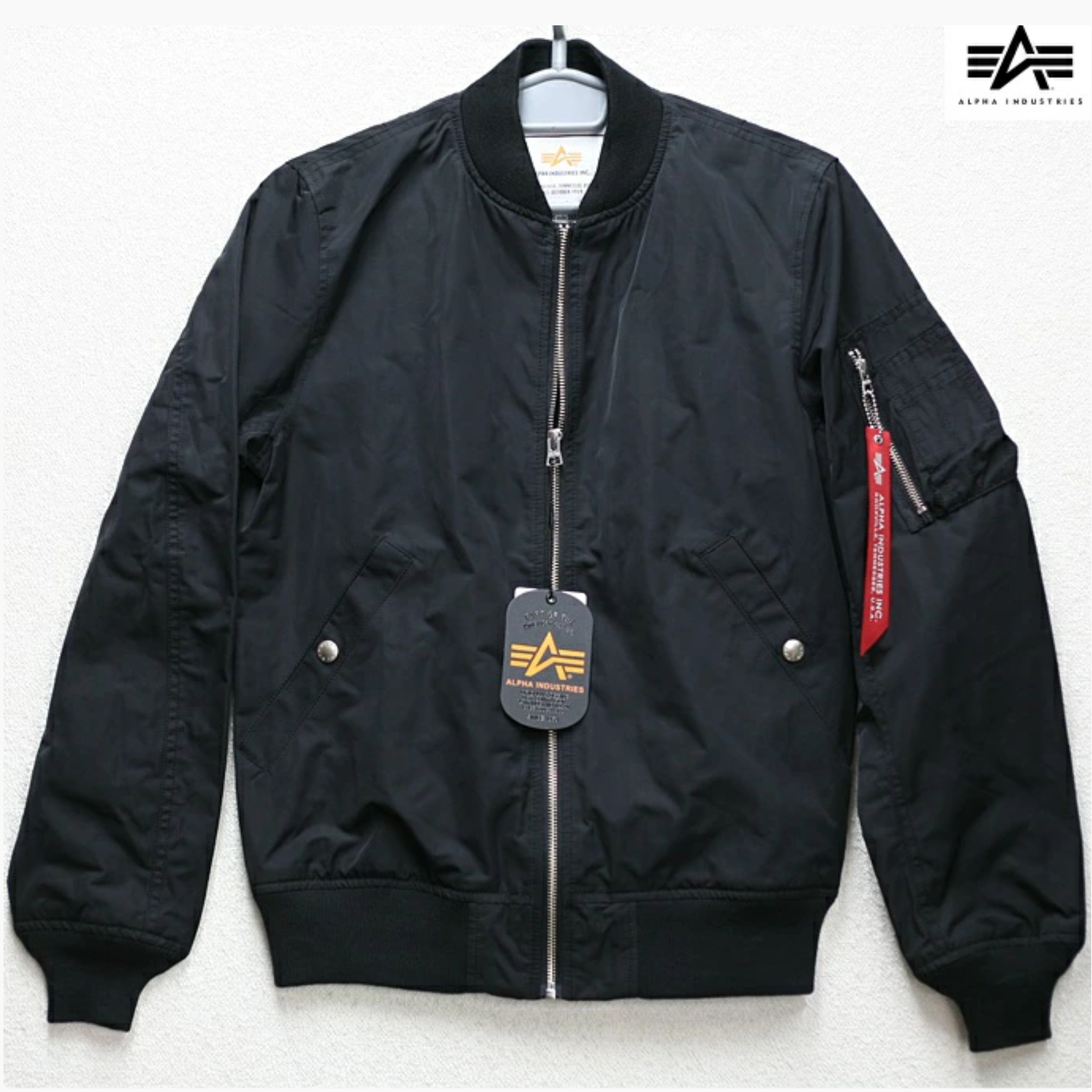 日版 ALPHA MA-1 飛行 軍事 外套 輕量 TA1051 黑-101 / 軍綠-119