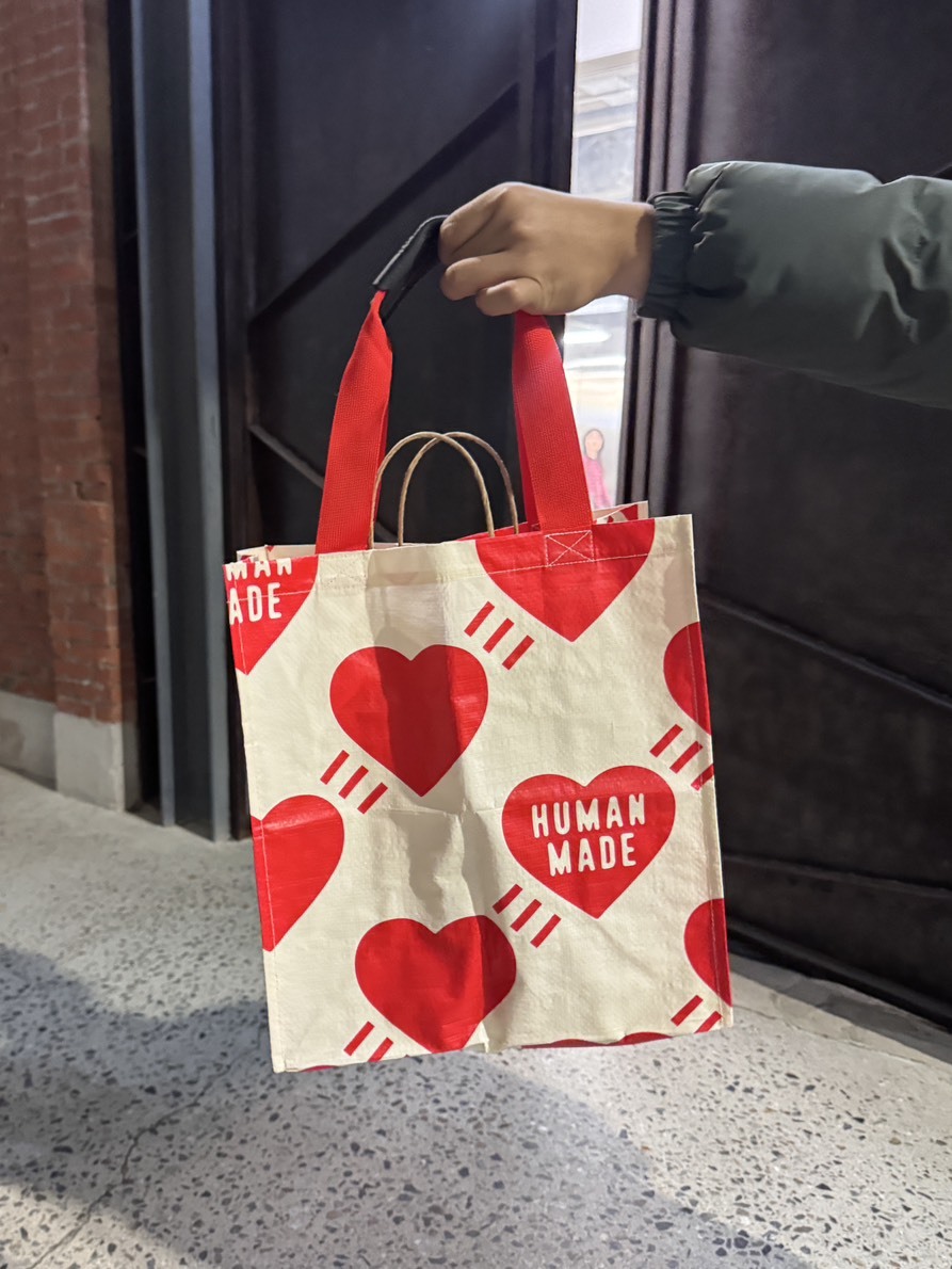 HUMAN MADE 愛心 手提袋