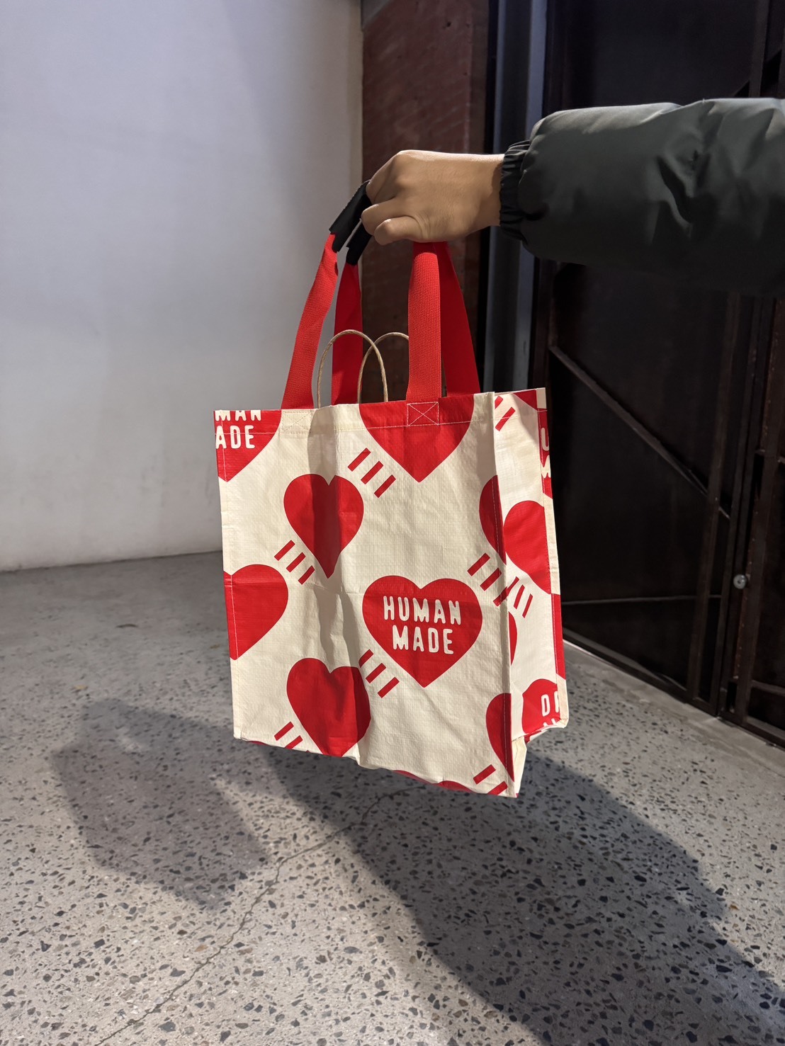 HUMAN MADE 愛心 手提袋