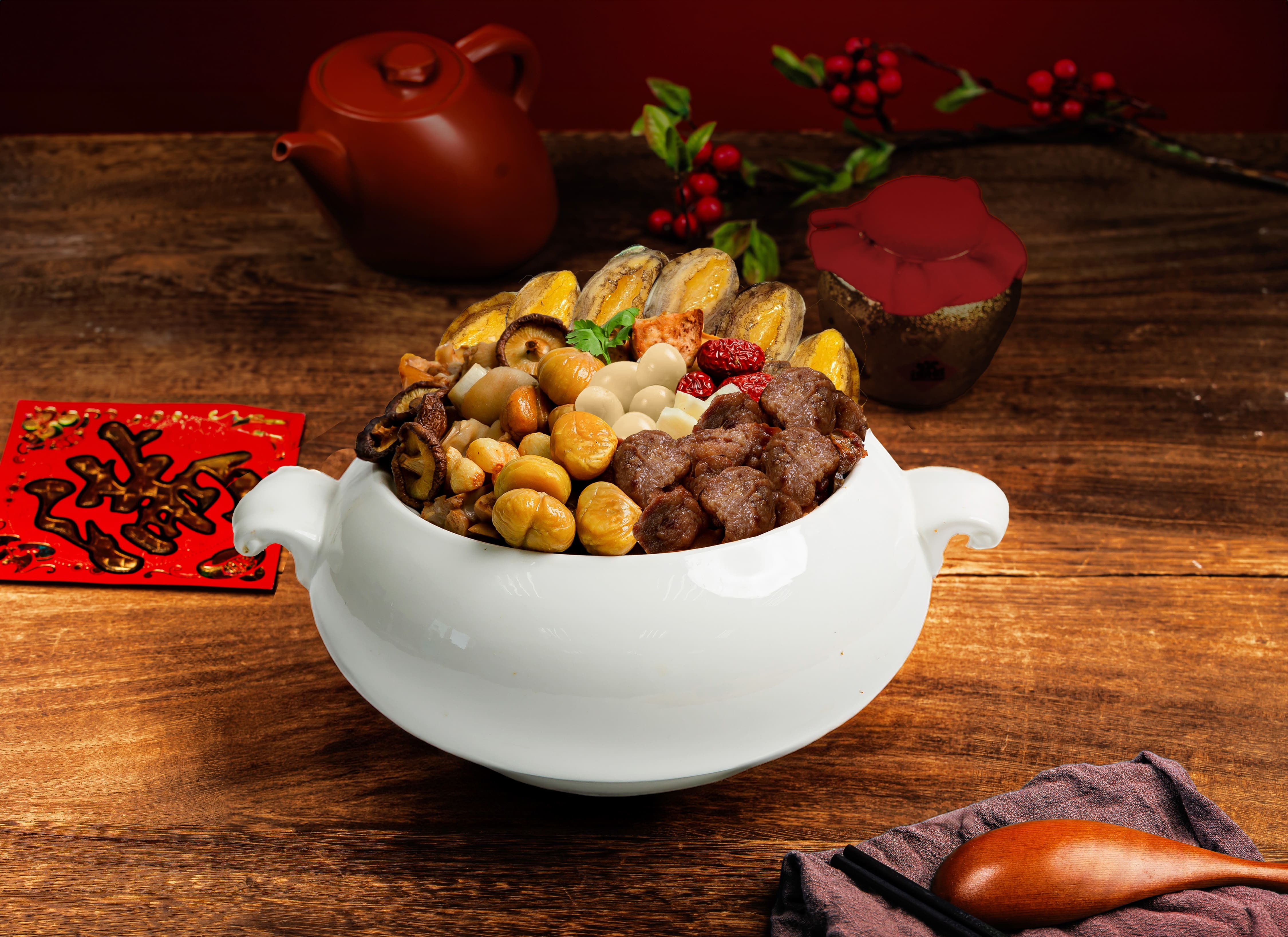 漢典年菜佛跳牆。