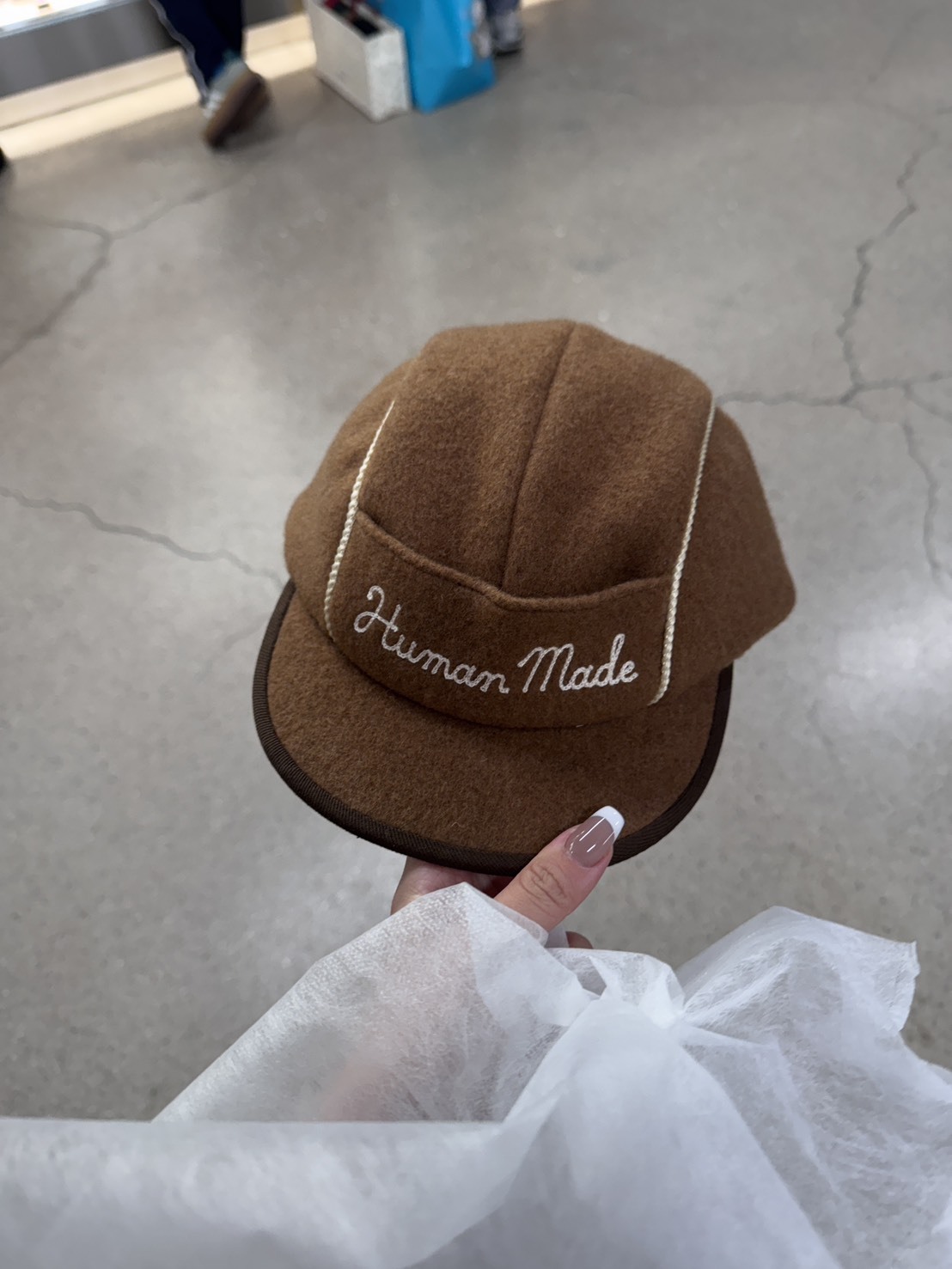 HUMAN MADE WOOL CAP 五分割帽