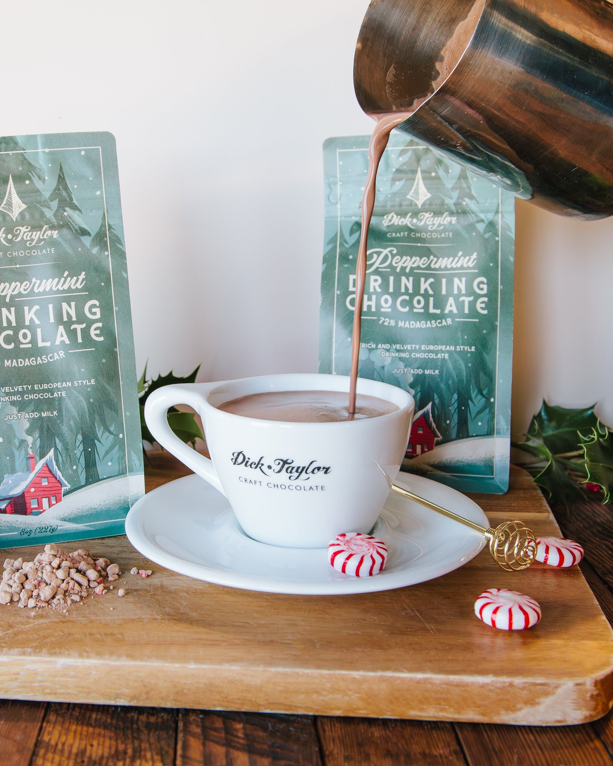 （節日限量推出）沖調飲用 薄荷糖 72% 黑朱古力