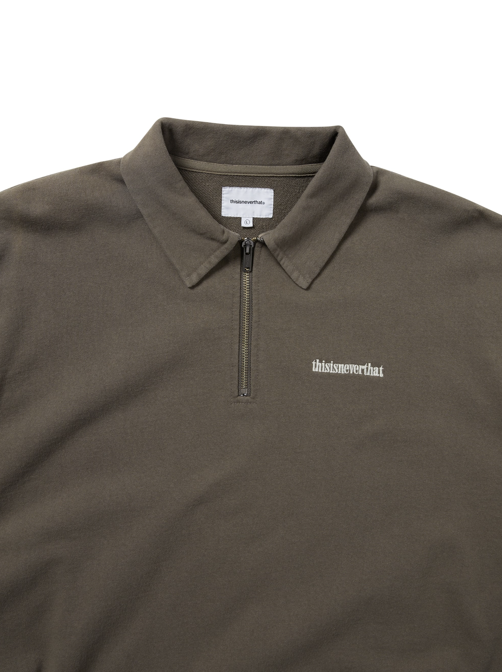 預訂 | Thisisneverthat Half Zip Polo Sweatshirt
