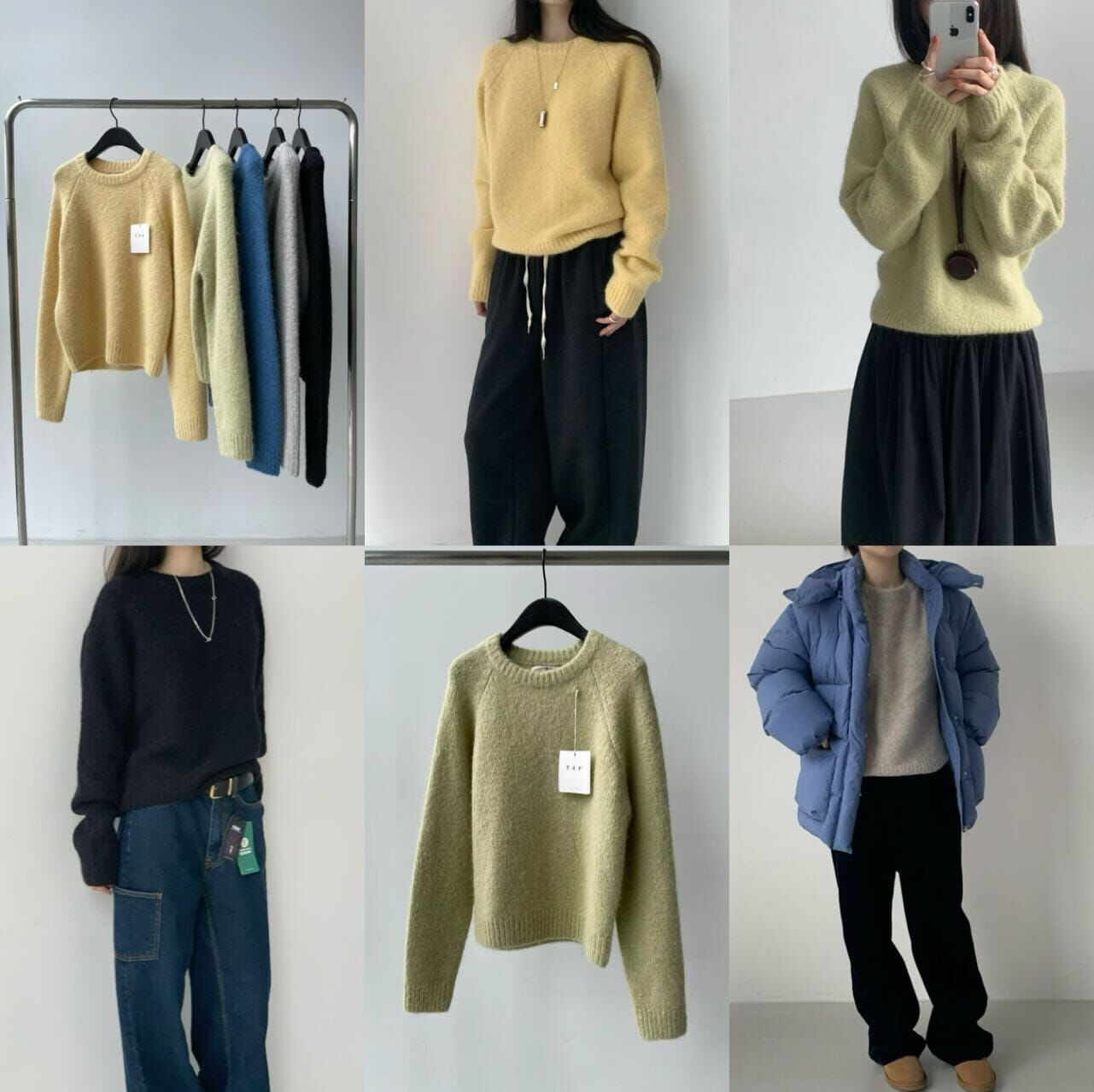 TF5205 圓領插肩厚毛衣